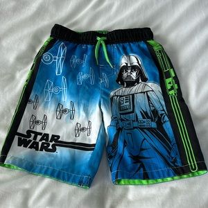 Star Wars Swim Shorts Boys Small Darth Vader